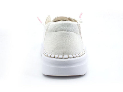 HEY DUDE Wendy Rise Sneaker Scarpa Vela Spark White 121940190 - Sandrini Calzature e Abbigliamento
