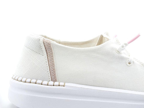 HEY DUDE Wendy Rise Sneaker Scarpa Vela Spark White 121940190 - Sandrini Calzature e Abbigliamento