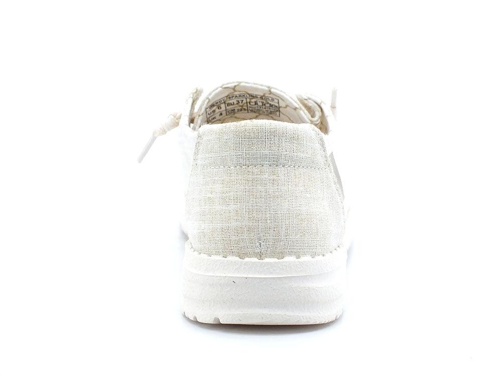 HEY DUDE Wendy Sneaker Scarpa Vela Lux Sparkling Gold 121419102 - Sandrini Calzature e Abbigliamento