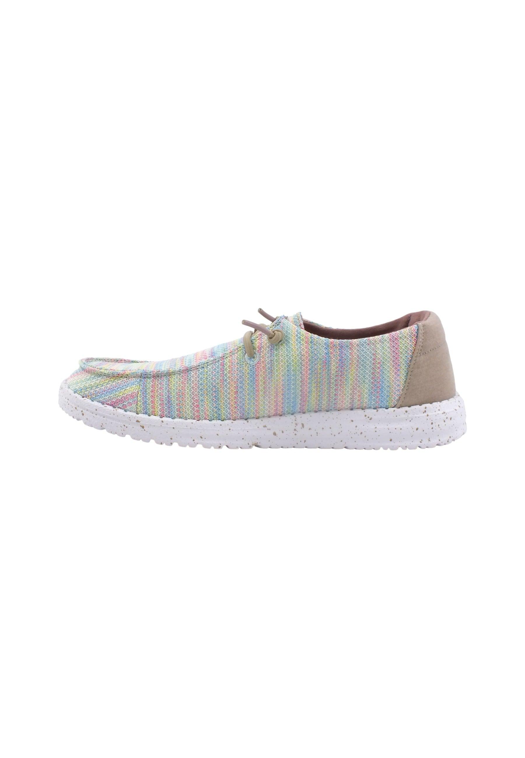 HEY DUDE Wendy Sox Sneaker Vela Donna Aurora White 40078-9BI - Sandrini Calzature e Abbigliamento