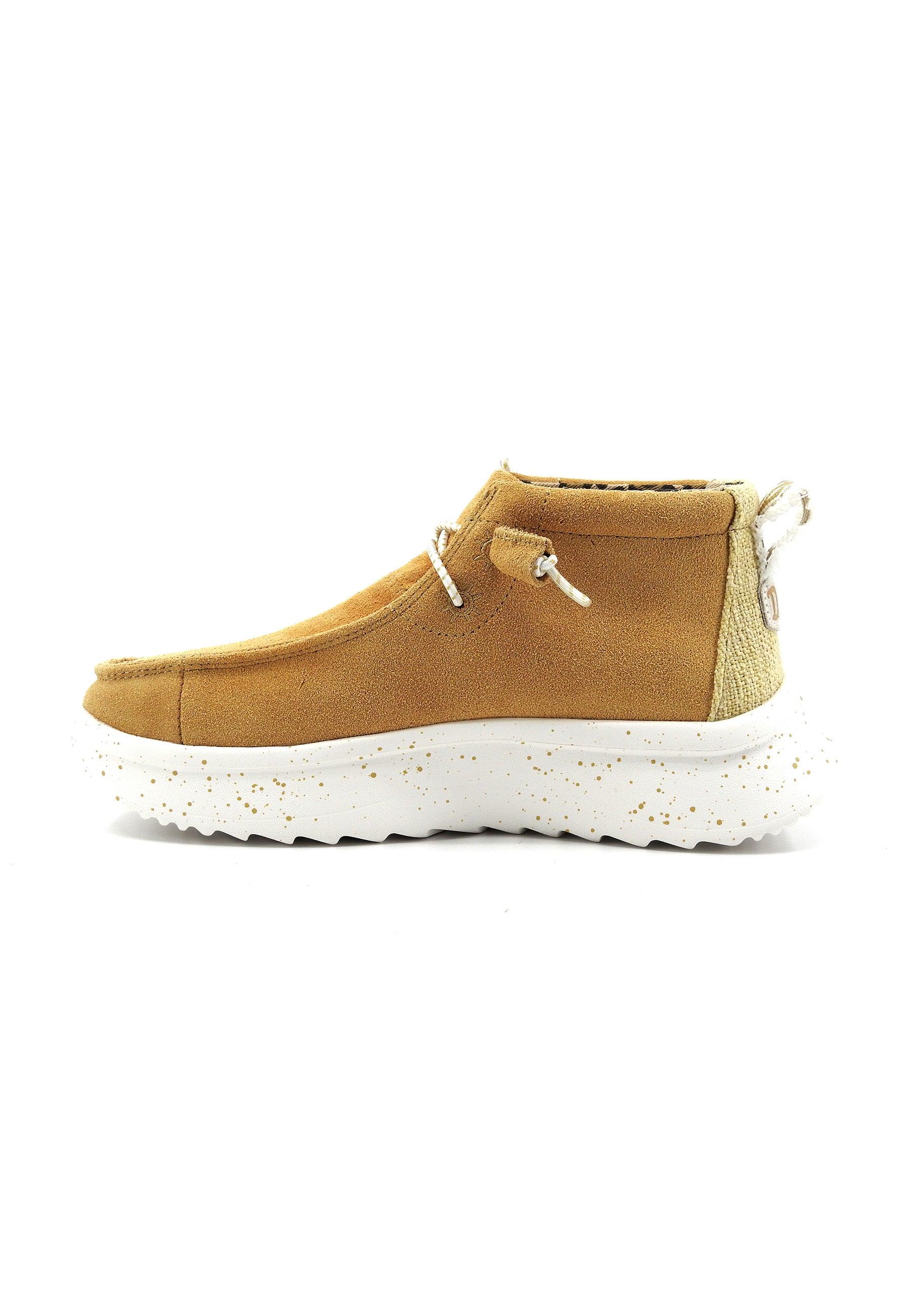 HEY DUDE Wendy Suede Stivaletto Donna Tan Beige 40411-265 - Sandrini Calzature e Abbigliamento