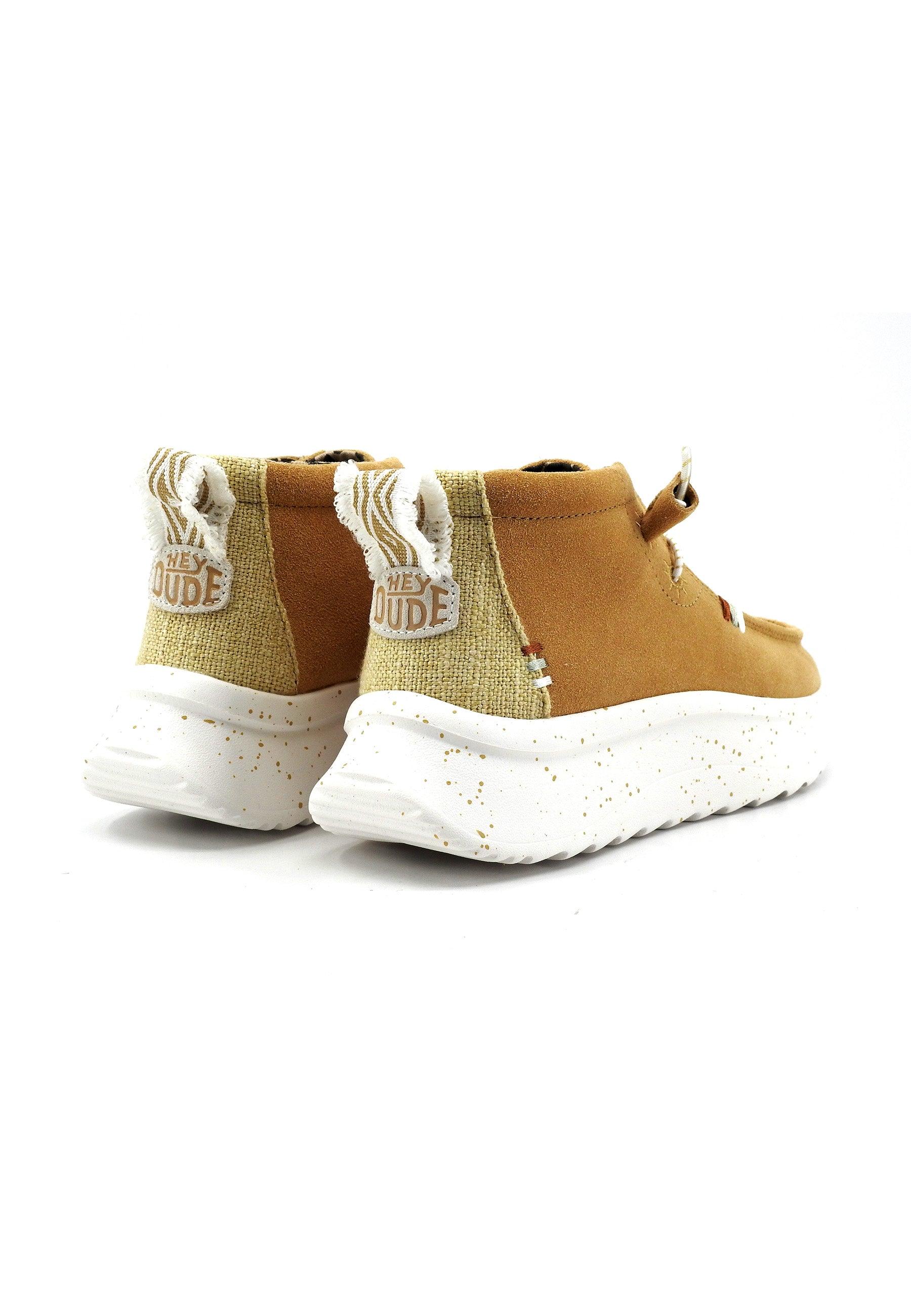 HEY DUDE Wendy Suede Stivaletto Donna Tan Beige 40411-265 - Sandrini Calzature e Abbigliamento