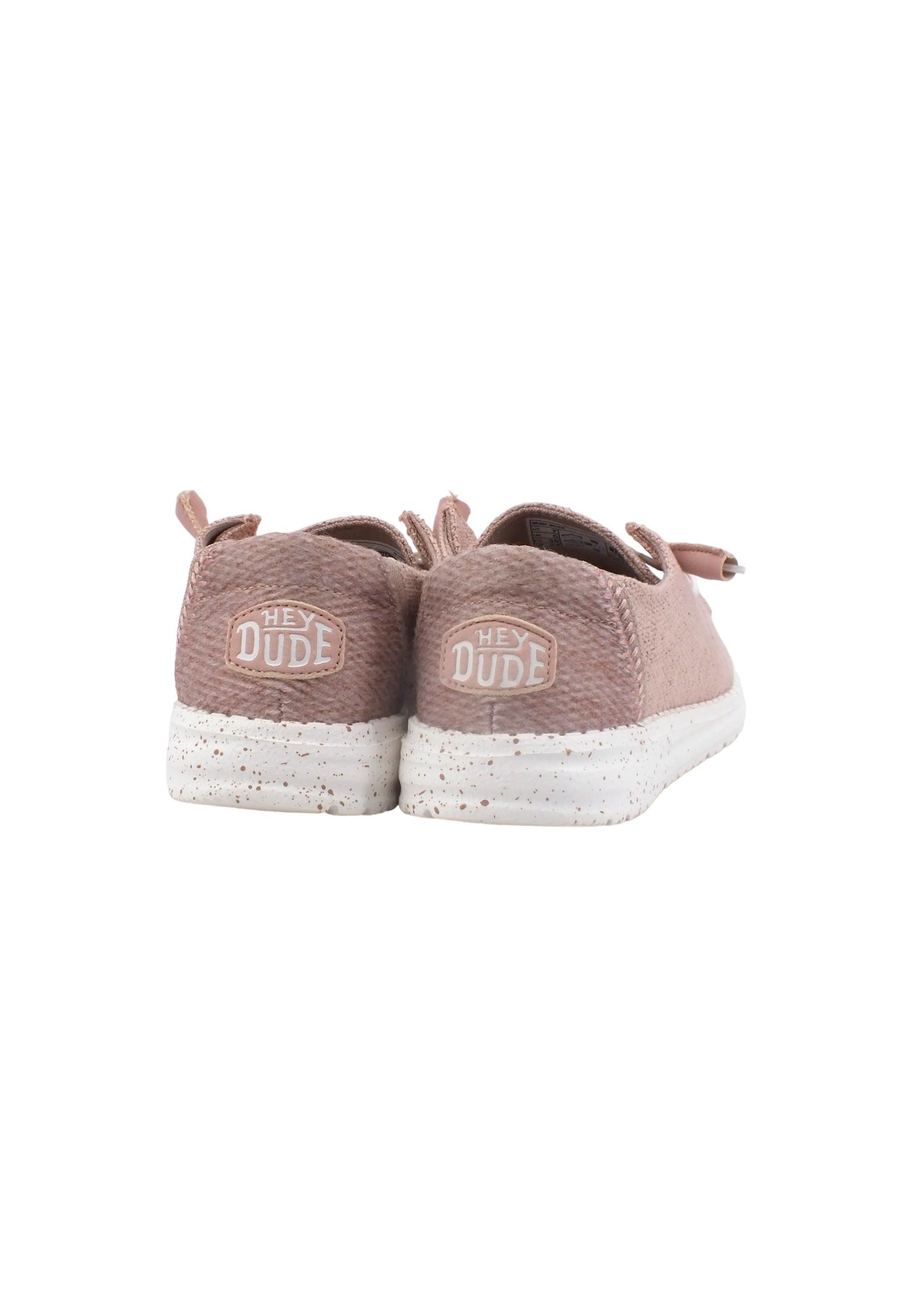 HEY DUDE Wendy Woven Sneaker Vela Donna Blush 40098-684 - Sandrini Calzature e Abbigliamento