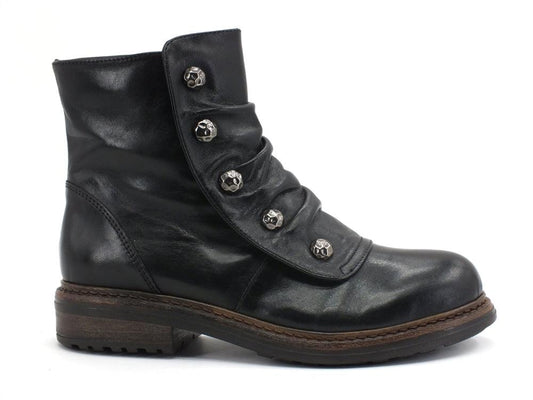 JIUDIT Stivaletto Biker Borchie Nero I2023 - Sandrini Calzature e Abbigliamento