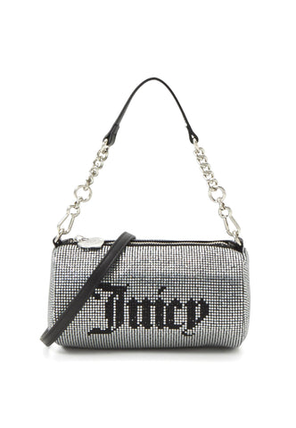 JUICY COUTURE Hazel Barrel Borsa Tracolla Black Argento BIJH95353WZC000 - Sandrini Calzature e Abbigliamento