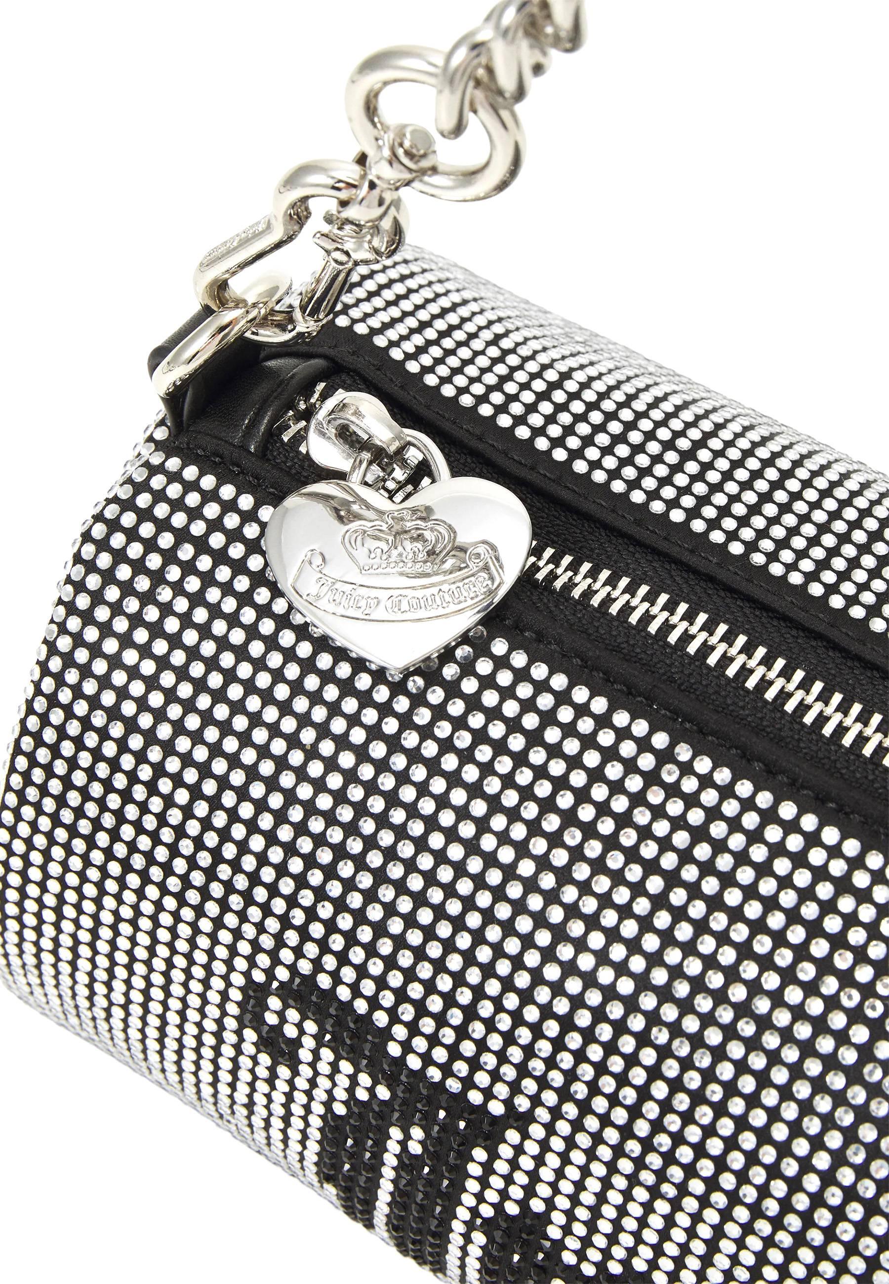 JUICY COUTURE Hazel Barrel Borsa Tracolla Black Argento BIJH95353WZC000 - Sandrini Calzature e Abbigliamento