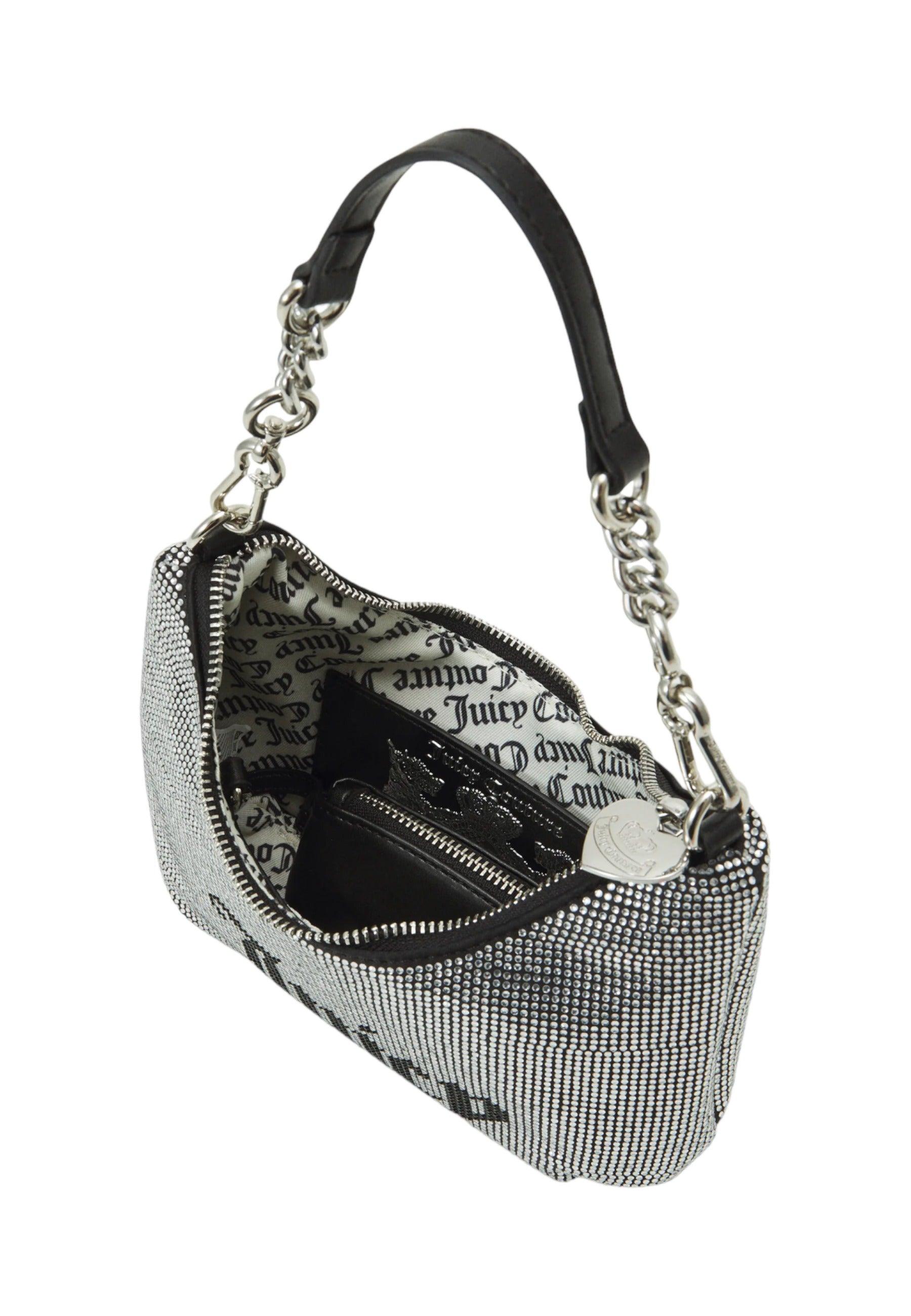 JUICY COUTURE Hazel Borsa Hobo Black Argento BIJH95359WZC000 - Sandrini Calzature e Abbigliamento