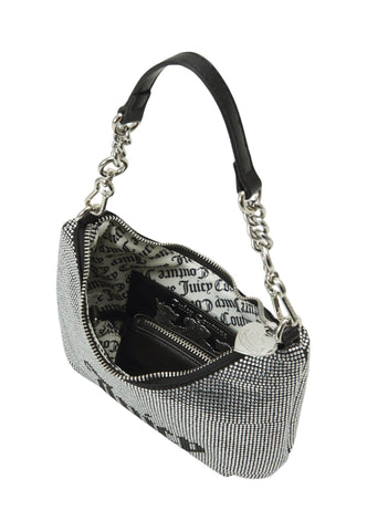JUICY COUTURE Hazel Borsa Hobo Black Argento BIJH95359WZC000 - Sandrini Calzature e Abbigliamento