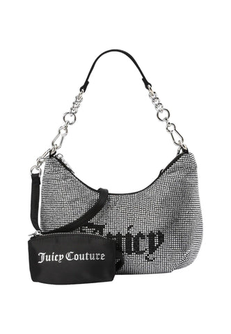 JUICY COUTURE Hazel Small Hobo Borsa Donna Black BEJH95508WPO000 - Sandrini Calzature e Abbigliamento