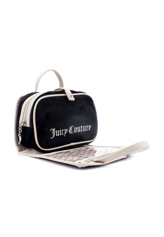 JUICY COUTURE Iris Borsa Beauty Case Black Beige BIJIR5321WZC060 - Sandrini Calzature e Abbigliamento