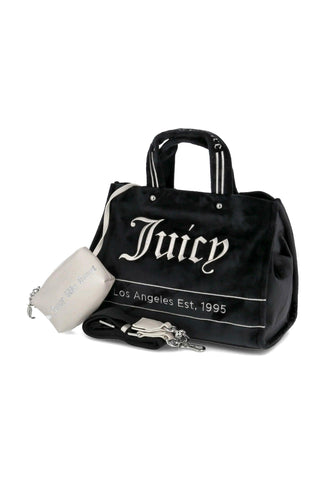 JUICY COUTURE Iris Borsa Shopping Black Beige BIJIR5317WZG060 - Sandrini Calzature e Abbigliamento
