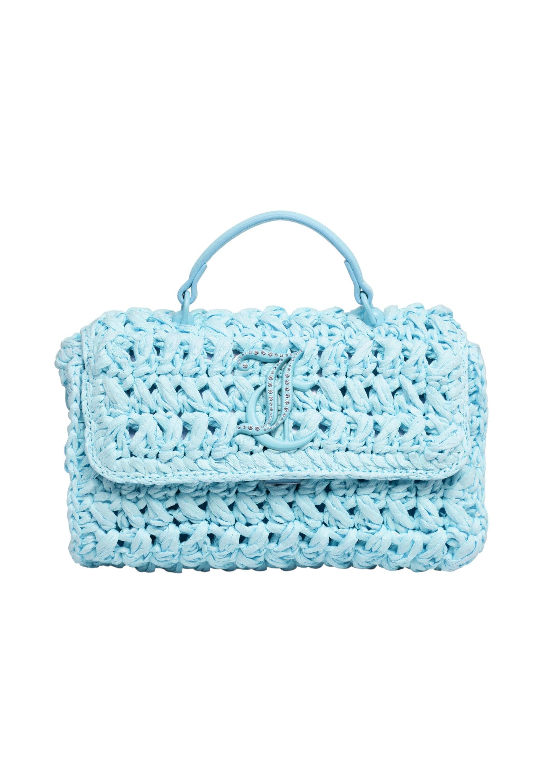 JUICY COUTURE Jodie Straw Borsa Donna Turquoise BIJJD2540WZA210 - Sandrini Calzature e Abbigliamento