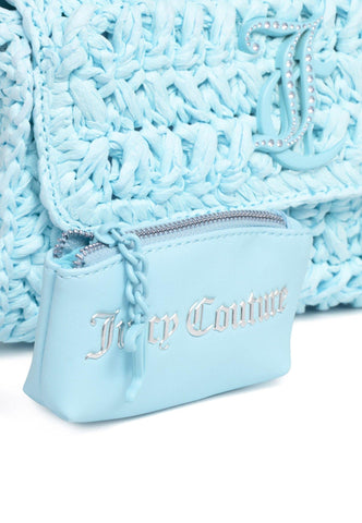 JUICY COUTURE Jodie Straw Borsa Donna Turquoise BIJJD2540WZA210 - Sandrini Calzature e Abbigliamento