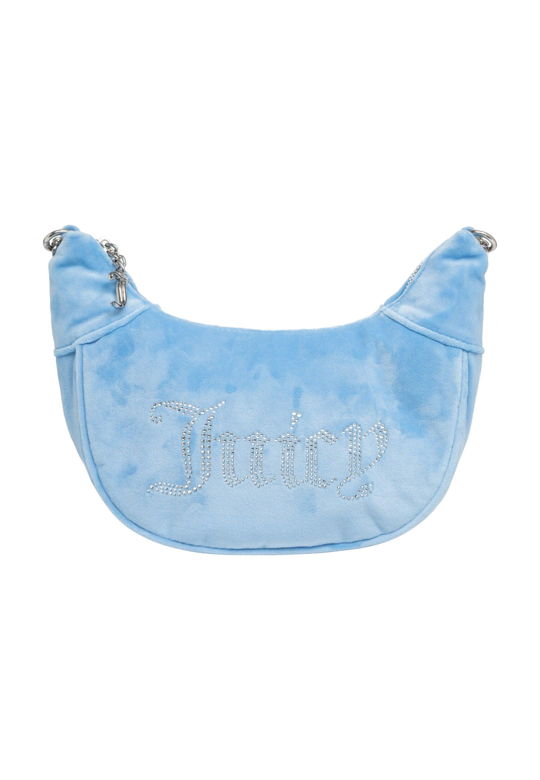 JUICY COUTURE Kimberly Small Hobo Borsa Donna Powder Blue BEJQL5461WPOJ09 - Sandrini Calzature e Abbigliamento