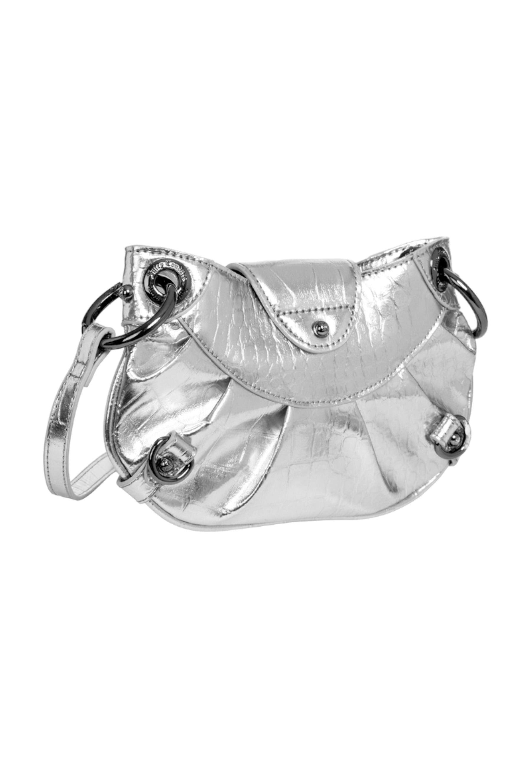 JUICY COUTURE Love Borsa Baguette Silver BIJL05261WVP902 - Sandrini Calzature e Abbigliamento