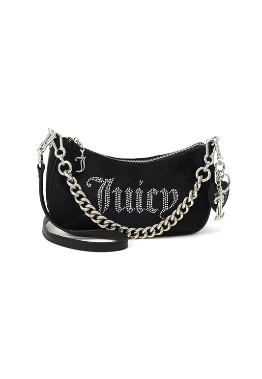 JUICY COUTURE Twing Strass Borsa Hobo Black BIJTG5404WZC000 - Sandrini Calzature e Abbigliamento