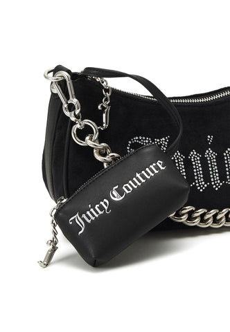 JUICY COUTURE Twing Strass Borsa Hobo Black BIJTG5404WZC000 - Sandrini Calzature e Abbigliamento