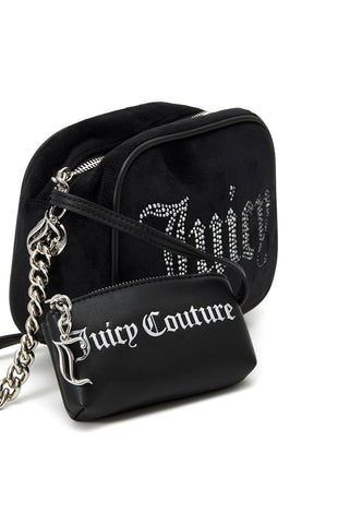 JUICY COUTURE Twing Strass Tracolla Crossbody Black BIJTG5406WZC000 - Sandrini Calzature e Abbigliamento
