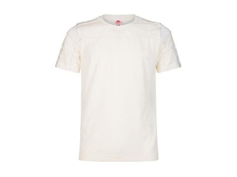 KAPPA 222 Banda Arar Slim T-Shirt Uomo White Antique White 303WBS0 - Sandrini Calzature e Abbigliamento