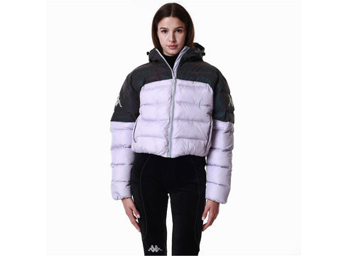 KAPPA Authentic Futur Faunel Giubbotto Piumino Zip Lilac Grey Silver 321244WA03 - Sandrini Calzature e Abbigliamento