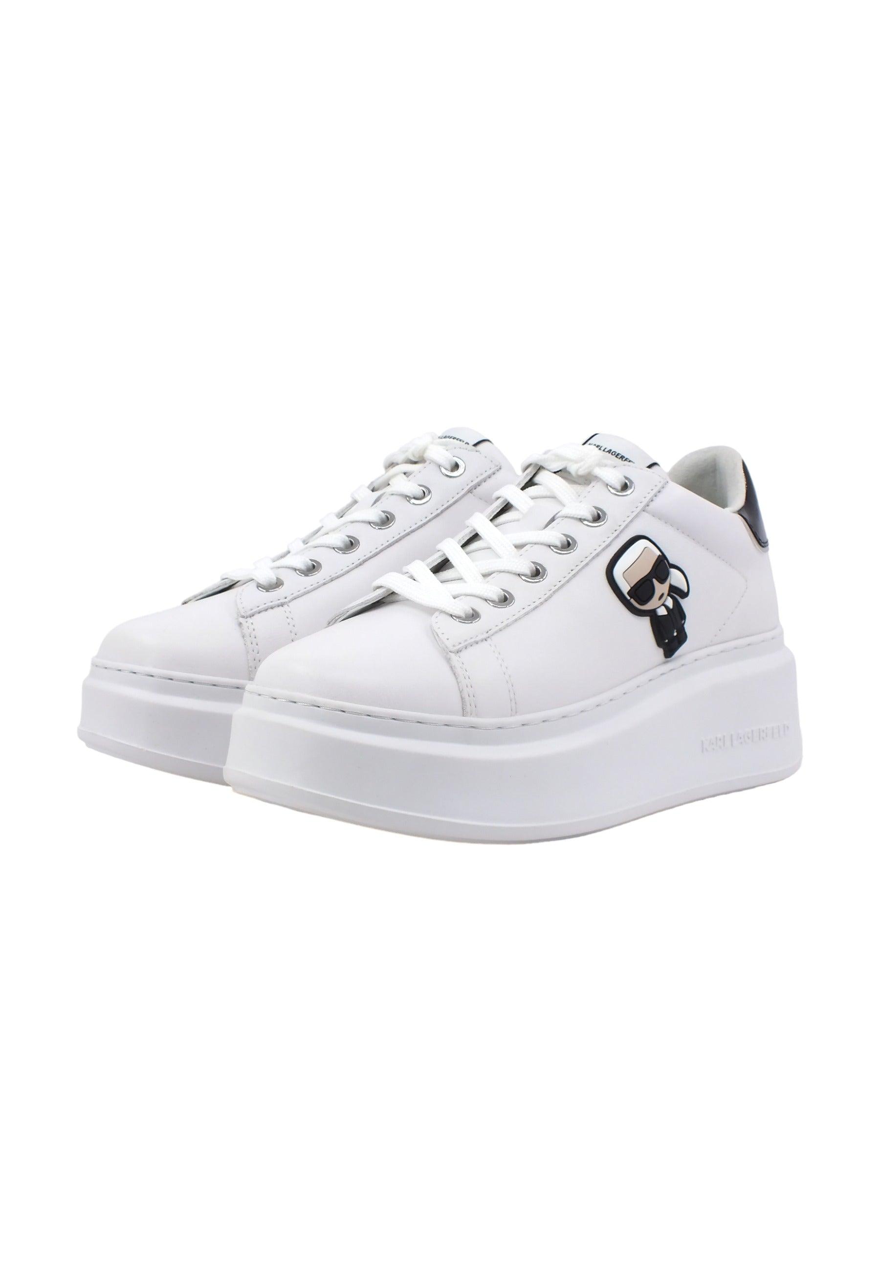 KARL LAGERFELD Anakapri Sneaker Donna White KL63530 - Sandrini Calzature e Abbigliamento