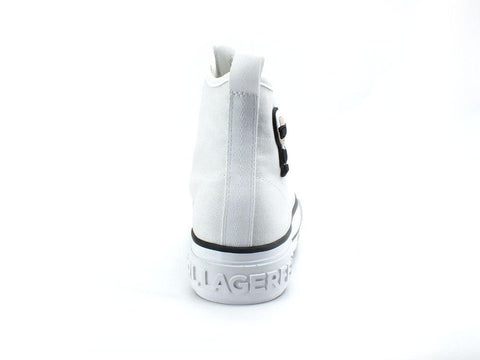 KARL LAGERFELD Kampus Max Ikonic Sneaker Hi Bianco KL60450 - Sandrini Calzature e Abbigliamento