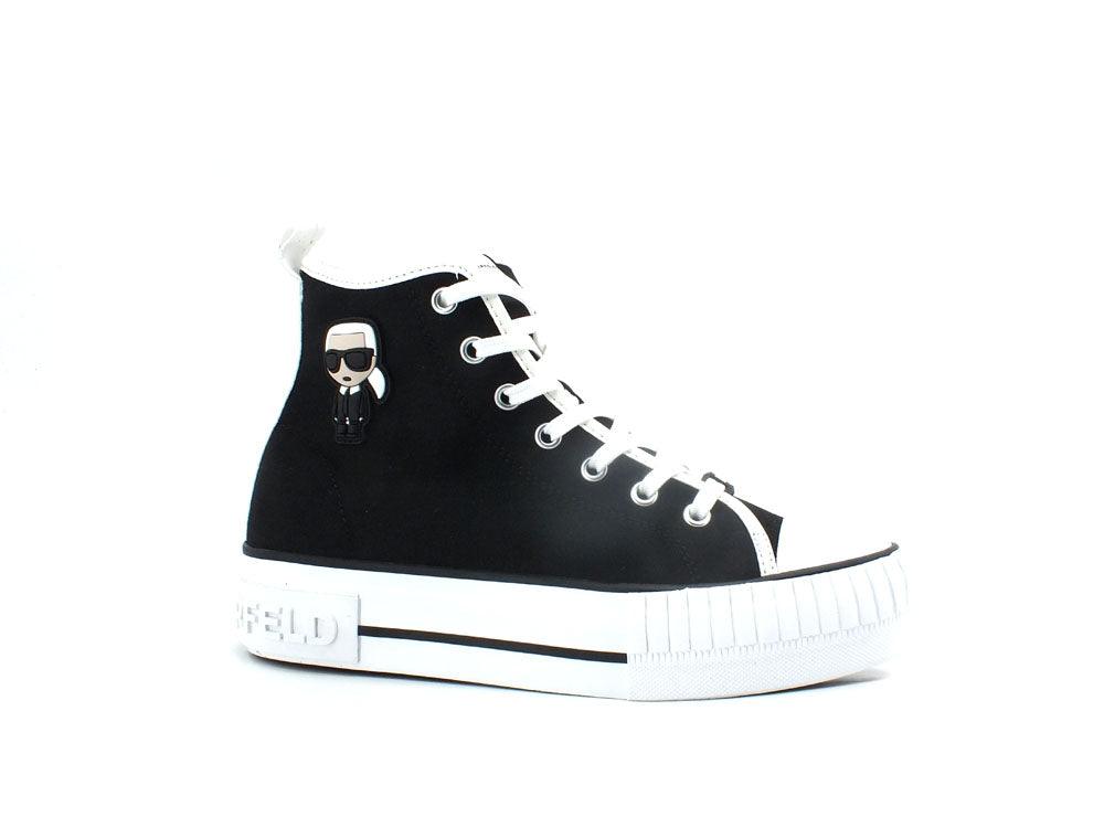 KARL LAGERFELD Kampus Max Ikonic Sneaker Hi Black Nero KL60450 - Sandrini Calzature e Abbigliamento