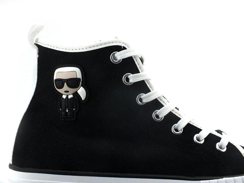 KARL LAGERFELD Kampus Max Ikonic Sneaker Hi Black Nero KL60450 - Sandrini Calzature e Abbigliamento