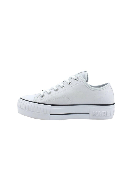 KARL LAGERFELD Kampus Max Sneaker Donna White KL60410 - Sandrini Calzature e Abbigliamento