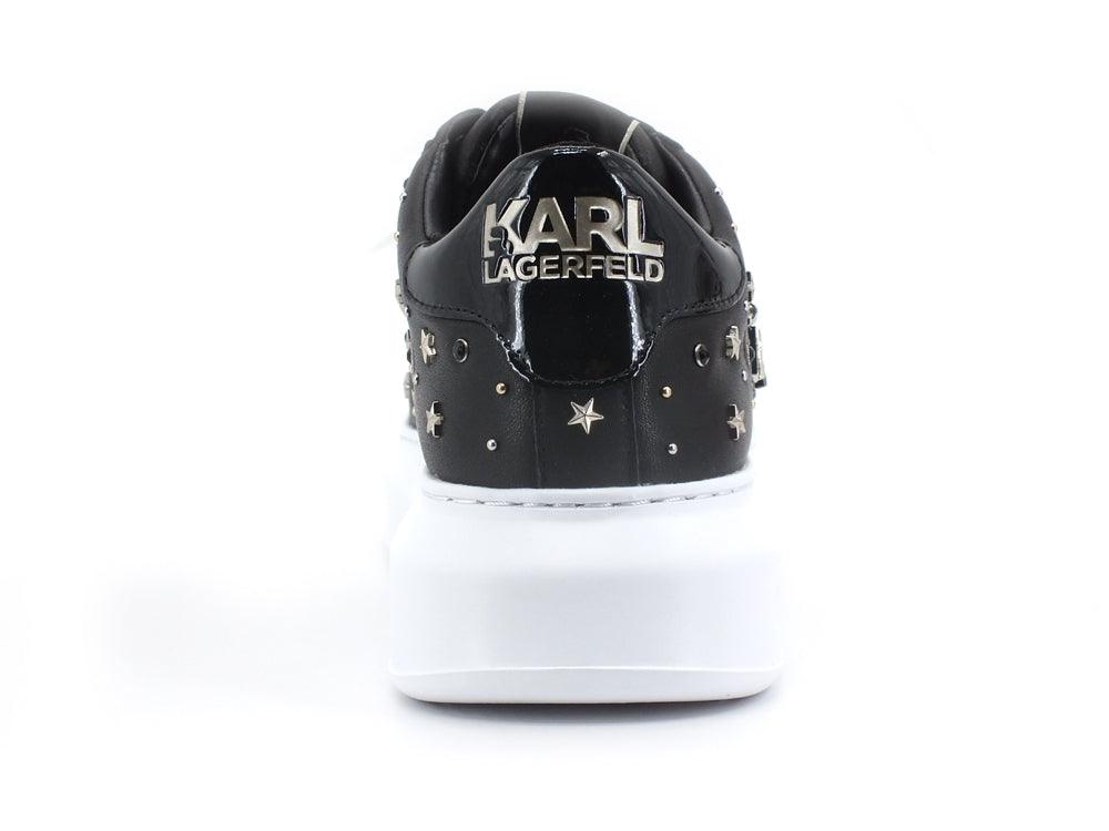 KARL LAGERFELD Kapri Charm Sneaker Borchie Star Black Gold KL62579 - Sandrini Calzature e Abbigliamento