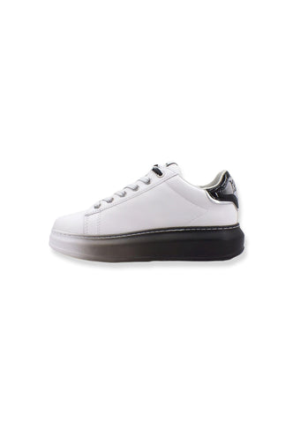 KARL LAGERFELD Kapri Jellikonic Sneaker Donna White Black KL62533 - Sandrini Calzature e Abbigliamento