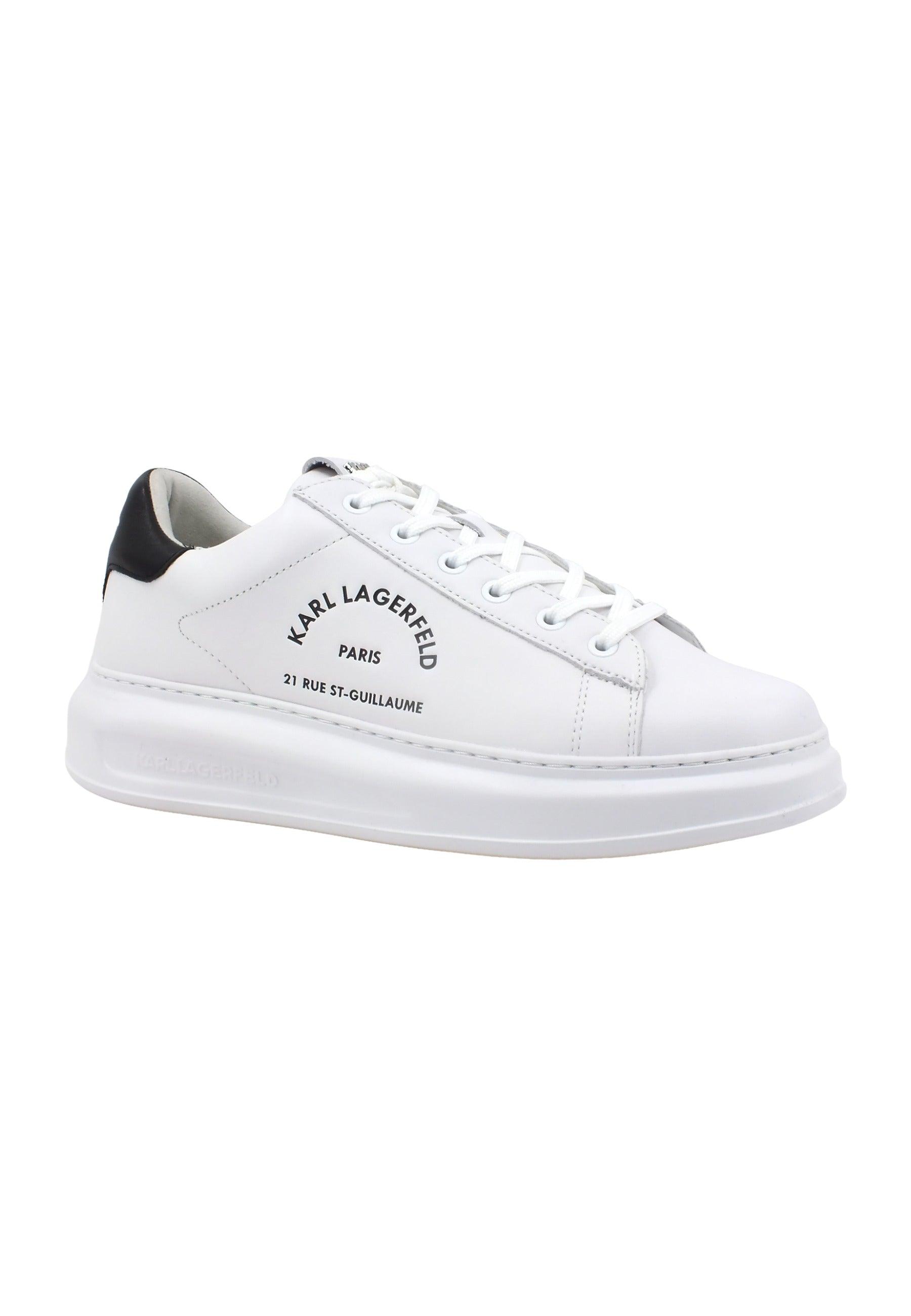KARL LAGERFELD Kapri Mens Maison Sneaker Uomo White KL52538 - Sandrini Calzature e Abbigliamento