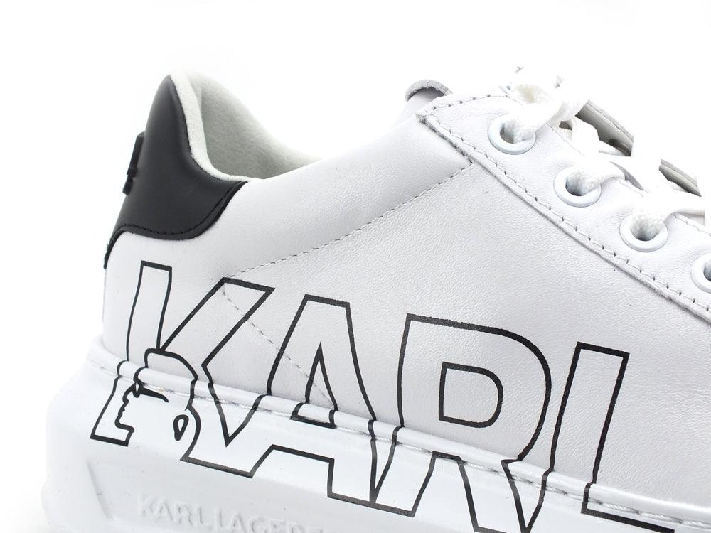 KARL LAGERFELD Kapri Outline Sneaker Donna Logo White KL62511 - Sandrini Calzature e Abbigliamento