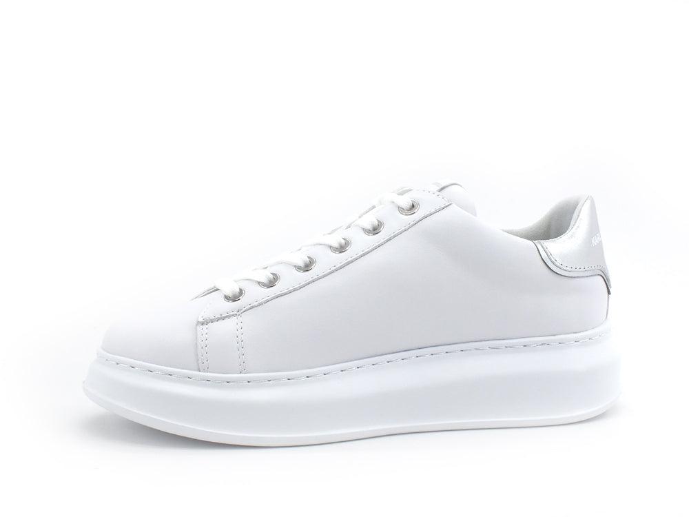 KARL LAGERFELD Kapri Punkt Logo Sneaker Donna White Silver KL62520 - Sandrini Calzature e Abbigliamento