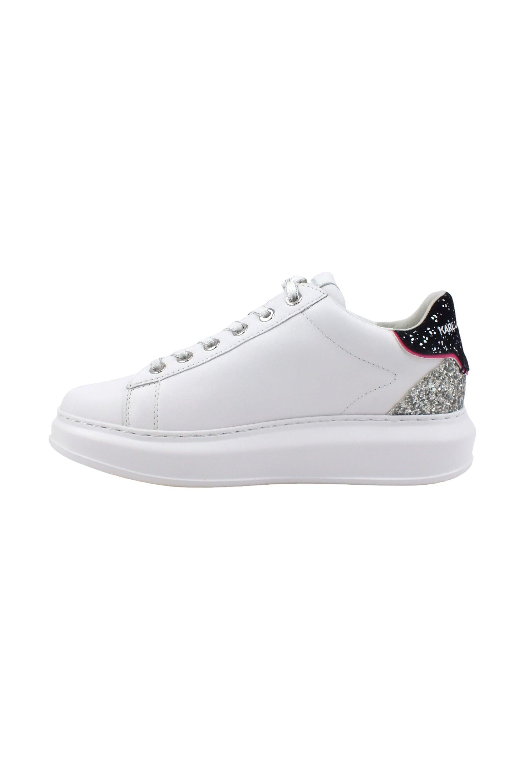 KARL LAGERFELD Kapri Sneaker Donna White KL62570N - Sandrini Calzature e Abbigliamento