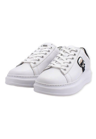 KARL LAGERFELD Kapri Sneaker Donna White Leather KL62530 - Sandrini Calzature e Abbigliamento