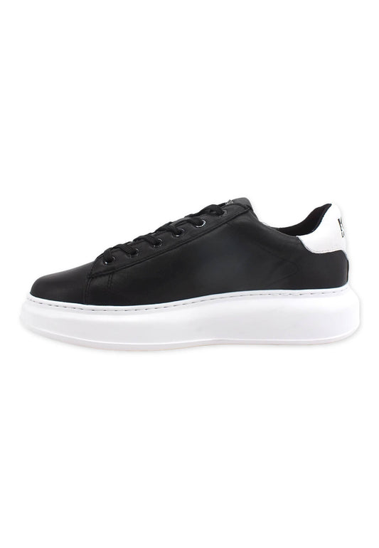 KARL LAGERFELD Kapri Sneaker Uomo Black Leather KL52530 - Sandrini Calzature e Abbigliamento