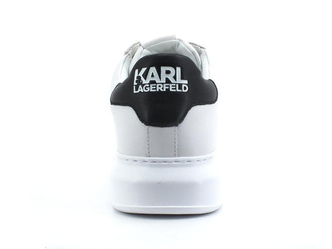 KARL LAGERFELD Karpi Mens Lace Sneaker Logo White KL52538 - Sandrini Calzature e Abbigliamento
