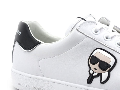 KARL LAGERFELD Kourt II Ikonic 3D Sneaker Uomo Logo White KL51509 - Sandrini Calzature e Abbigliamento