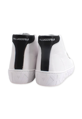 KARL LAGERFELD Kupsole III Mid Sneaker Uomo White KL51040 - Sandrini Calzature e Abbigliamento
