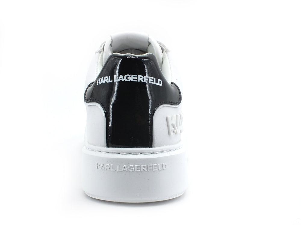 KARL LAGERFELD Maxi Kup Inkjet Sneaker Logo Donna White KL62210 - Sandrini Calzature e Abbigliamento