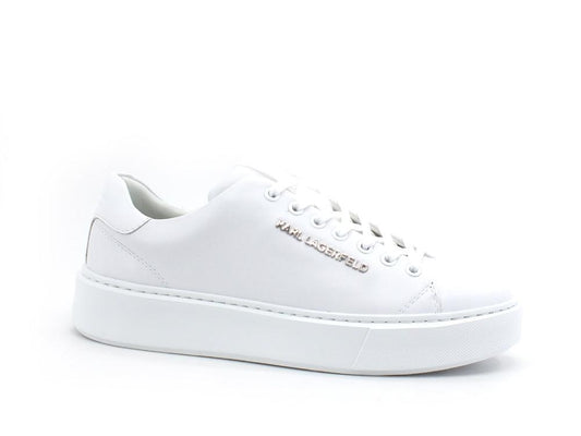 KARL LAGERFELD Maxi Kup Lo Lace II Sneaker Uomo White KL52220 - Sandrini Calzature e Abbigliamento
