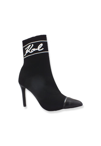 KARL LAGERFELD Pandara Décolléte Calzino Black Knit KL31362 - Sandrini Calzature e Abbigliamento