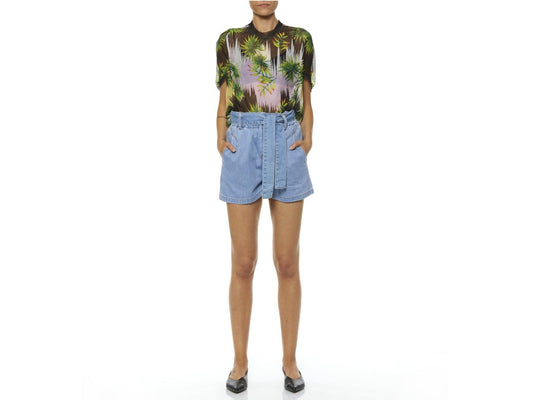 KORALLINE Shorts Caramella Fiocco Pantaloncini Jeans 712 - Sandrini Calzature e Abbigliamento