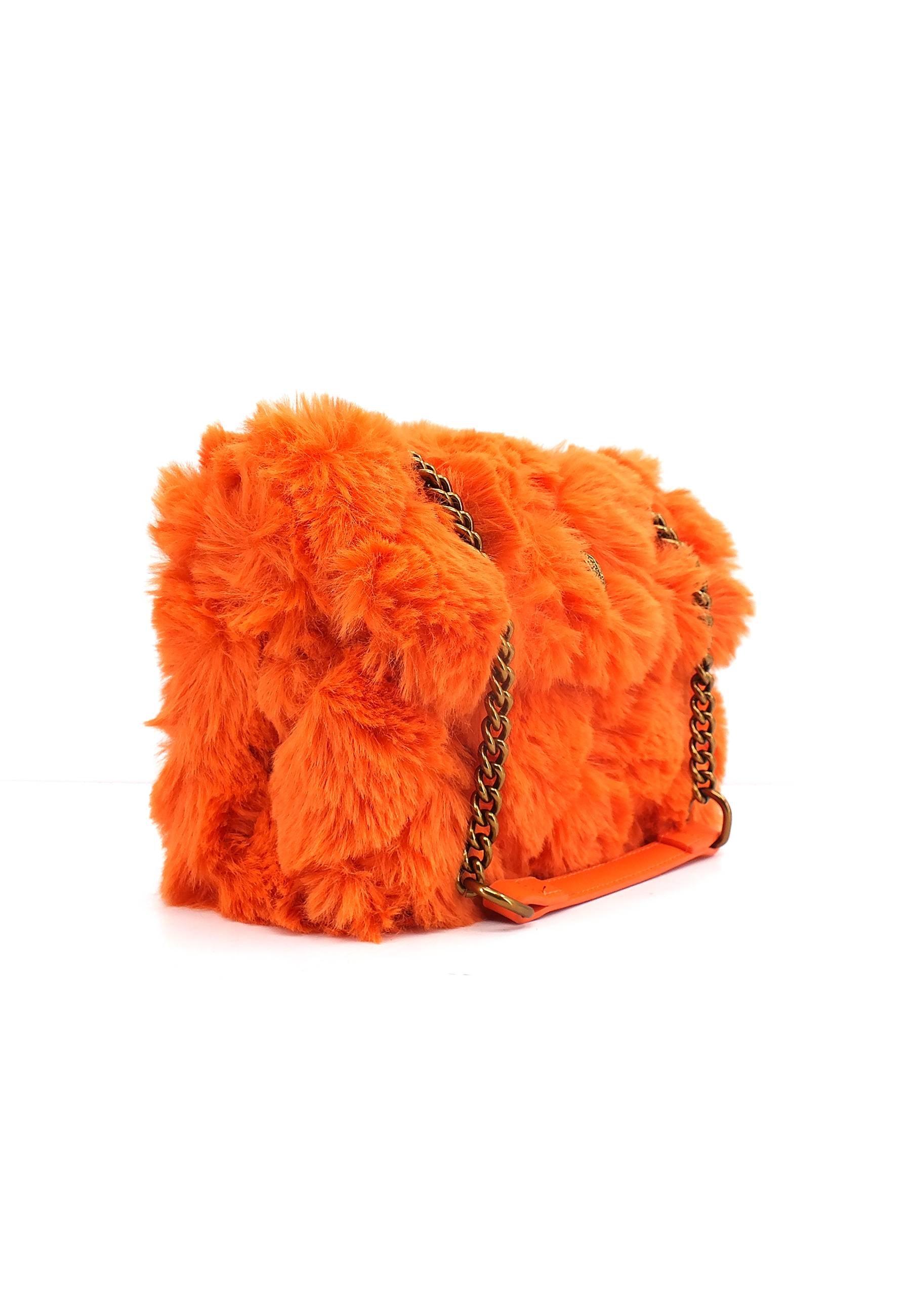 KURT GEIGER Kensington Borsa Pelo Donna Orange 9317791999-91 - Sandrini Calzature e Abbigliamento