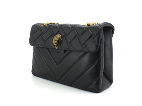 KURT GEIGER Leather Kensington X Bag Borsa Pelle Black 1470400109-00 - Sandrini Calzature e Abbigliamento