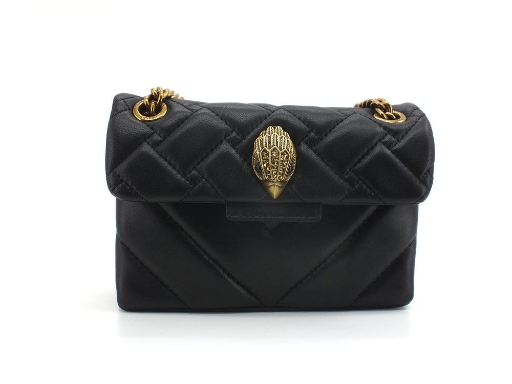 KURT GEIGER Leather Mini Kensington X Bag Borsa Pelle Black Comb 1470805109-05 - Sandrini Calzature e Abbigliamento