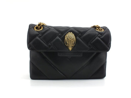KURT GEIGER Leather Mini Kensington X Bag Borsa Pelle Black Comb 1470805109-05 - Sandrini Calzature e Abbigliamento