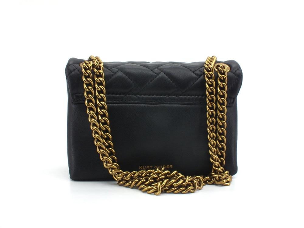KURT GEIGER Leather Mini Kensington X Bag Borsa Pelle Black Comb 1470805109-05 - Sandrini Calzature e Abbigliamento