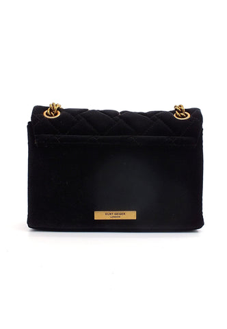 KURT GEIGER Mini Kensington Eye Fabric Borsa Donna Black 9105700609-00 - Sandrini Calzature e Abbigliamento